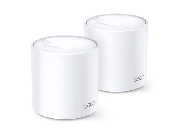 imagem de Roteador Tp-Link Deco X20 (2-Pack) Wi-Fi 6 Mesh Gigabit Dual Band - Tpn0267