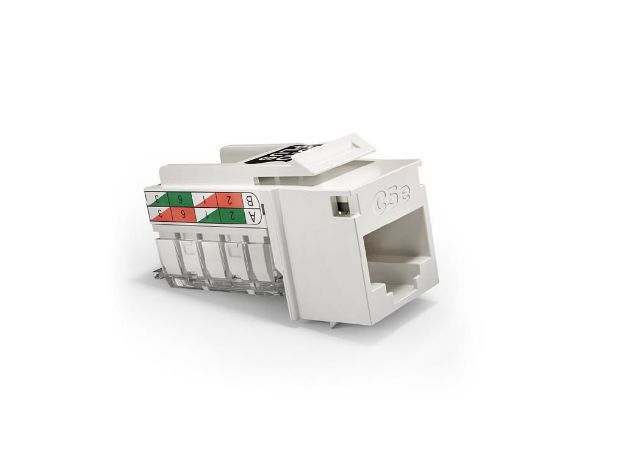 imagem de Conector Femea Sohoplus Cat5e Branco T568a/B - 35050423