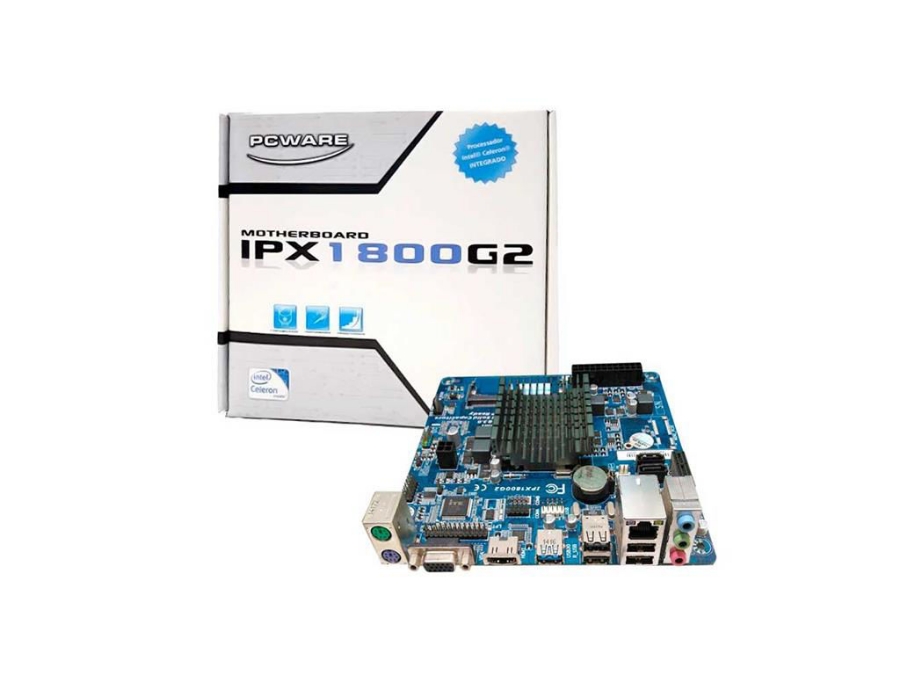 imagem de Placa Mae Pcware Mini-Itx c/ Intel Celeron J1800 - Ipx1800g2