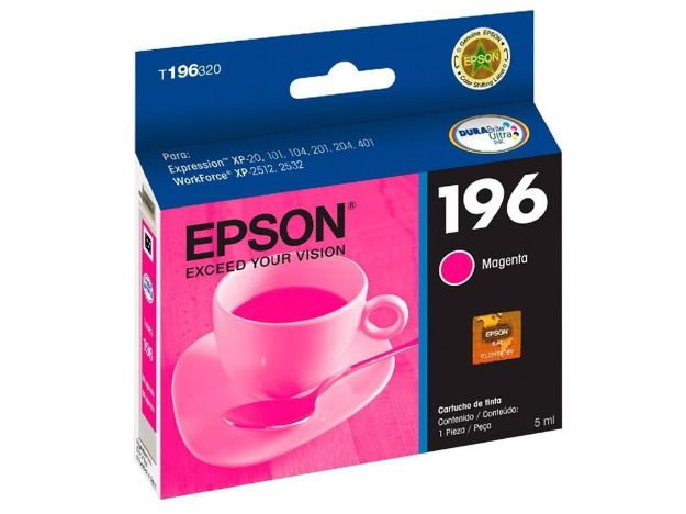 imagem de Cartucho Epson Magenta Durabriteultra 4ml - T196320-Br