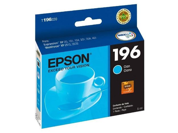 imagem de Cartucho Epson Ciano Durabriteultra 4ml - T196220-Br