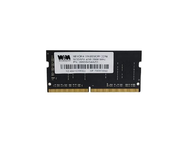 imagem de Memoria Winmemory P/ Notebook 4gb Ddr4 2666mhz Sodimm - Whs64s4az