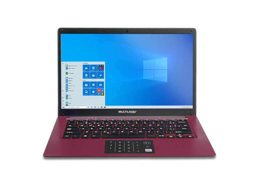 imagem de Notebook Multilaser Legacy Cloud Intel Quad Core Atom Z8350 Win 10 Home 2gb 32gb 14" Hd - Pc133