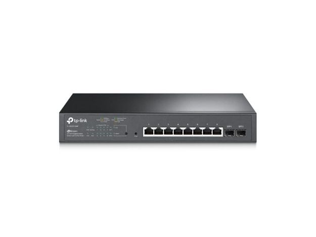 imagem de Switch Tp-Link Tl-Sg2210mp Gigabit 8 Portas Poe+ e 2 Slots Sfp Jetstream - Tpn0243
