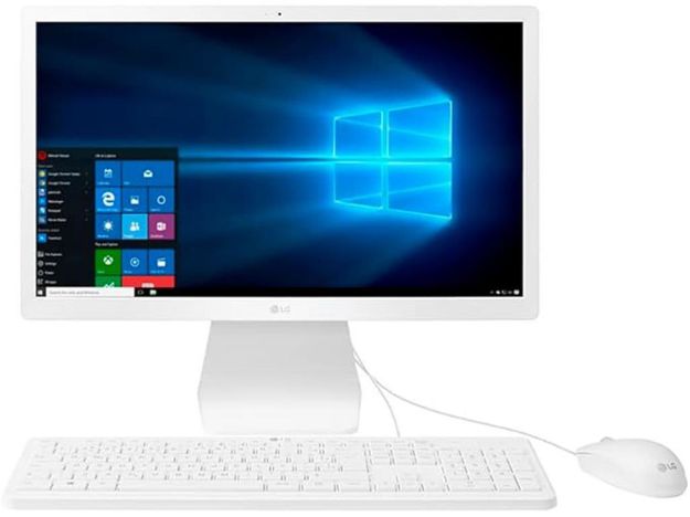 imagem de All In One Lg Intel Celeron Win11 4gb 500gb Hdd 21,5" Fhd Ips - 22v280-L.By42p2