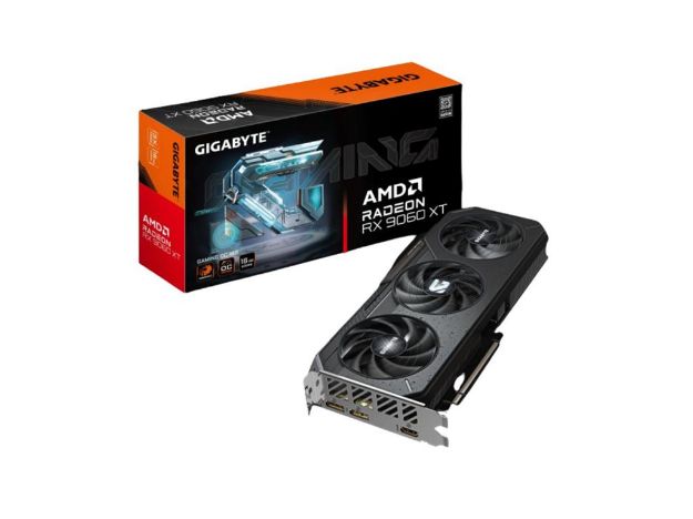 imagem de Placa de Video Gigabyte Radeon Rx 9060 Xt Gaming Oc 16gb Gddr6 128 Bits - Gv-R9060xtgaming Oc-16gd