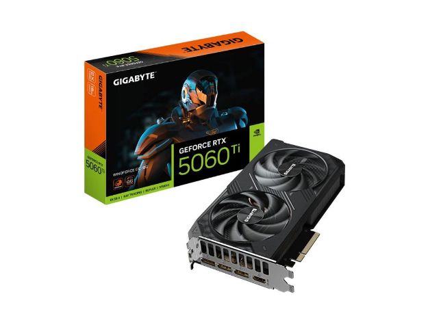imagem de Placa de Video Gigabyte Geforce Rtx 5060 Ti Windforce Oc 16gb Gddr7 128 Bits - Gv-N506twf2oc-16gd