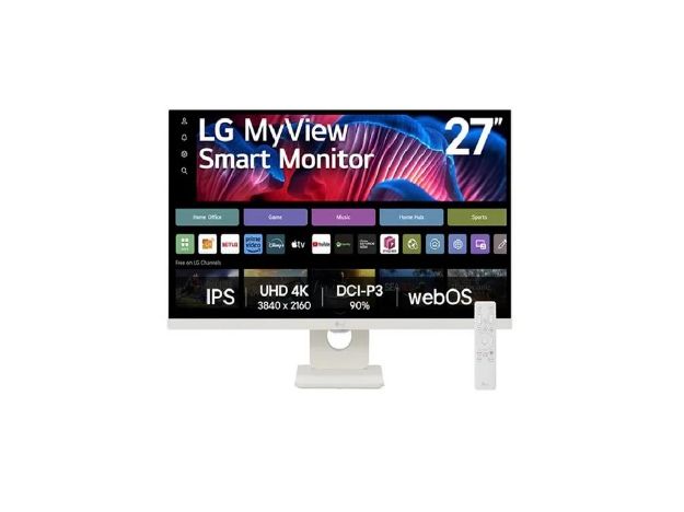 imagem de Monitor Lg 27" Led/Ips 4k Uhd 60 Hz 5ms Hdmi Usb Vesa - 27sr73u-W.Awzm