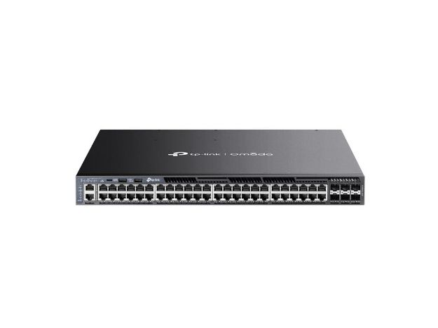 imagem de Switch Tp-Link Sg6654xhp Gerenciavel L3 Empilhavel de 48 Portas Gigabit e 6 Slots Sfp+ de 10 Gbps - Tpn0439