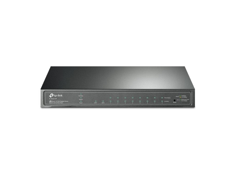 imagem de Switch Tp-Link 10 Portas Tl-Sg2210p Poe 10/100/1000 Mbps 2 Portas Sfp - Tpl0543