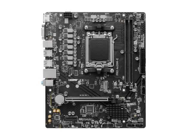 imagem de Placa Mae Msi Amd (Am5) Micro Atx Ddr5 - Pro A620m-E