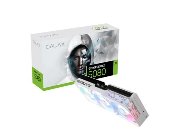 imagem de Placa de Video Galax Geforce Rtx 5080 1-Click Oc White 16gb Gddr7 256 Bits - 58nzn6mdbcwh