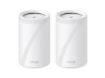 imagem de Kit 2 Roteadores Mesh Wi-Fi 7 2.5g Tri-Band Be11000 Decobe65 - Tpn0467
