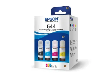 Mostrar detalhes para Kit 4 Garrafas de Tintas Epson 65ml - T544520-4p Imagem de Kit 4 Garrafas de Tintas Epson 65ml - T544520-4p