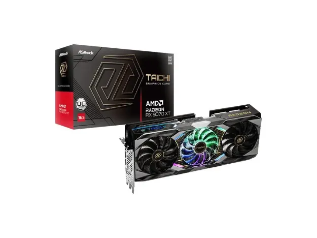 imagem de Placa de Video Asrock Radeon Rx 9070 Xt Taichi Oc 16gb Gdrr6 256 Bitts - Rx9070xt Tc 16go