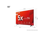 imagem de Smart Tv Lg 55" Led 4k, Hdmi, Usb, Wi-Fi, Bluetooth, Thinq Ai, Alexa, Apple Airplay - 55ut801c0sa.Bwz
