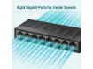 imagem de Switch de Mesa Tp-Link Ls1008g 8 Portas Gigabit 10/100/1000mbps - Mtp0021