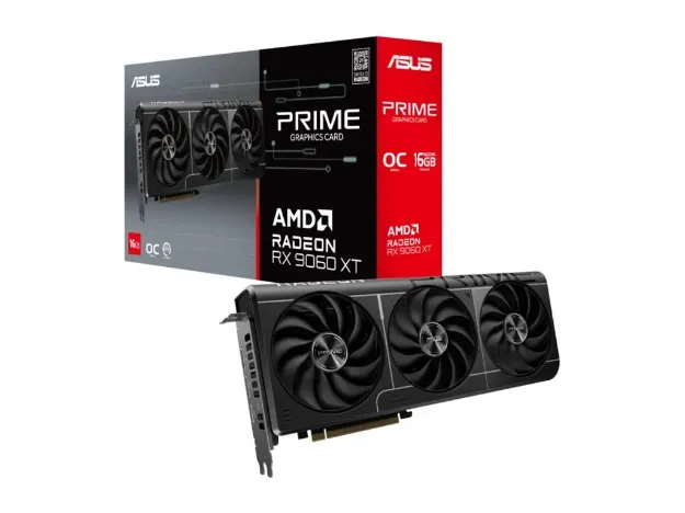 imagem de Placa de Video Asus Prime Radeon Rx 9060 Xt Oc 16gb Gddr6 128 Bits - Prime-Rx9060xt-O16g