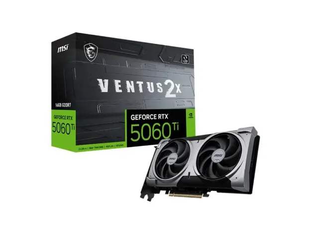 imagem de Placa de Video Msi Geforce Rtx 5060 Ti 16g Ventus 2x Plus 16gb Gddr7 128 Bits - 912-V535-048