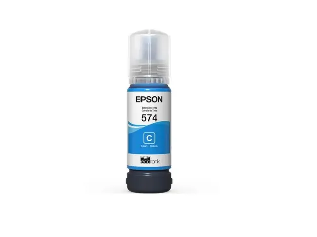 imagem de Garrafa de Tinta Epson 574 Ciano 70ml - T574220-Al