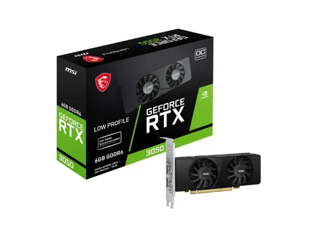 imagem de Placa de Video Msi Geforce Rtx 3050 Lp Oc 6gb Gddr6 96 Bits - 912-V812-223