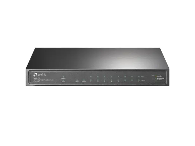 imagem de Switch Tp-Link de Mesa Gigabit de 10 Portas com 8 Portas Poe+ - Tl-Sg1210p(Un) - Tpn0257