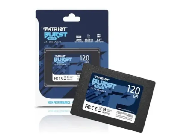 imagem de Ssd Patriot Burst Elite Sata 120gb - Pbe120gs25ssdr