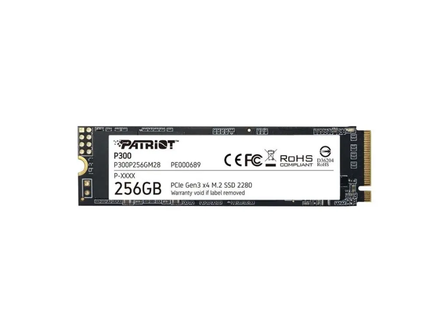 imagem de Ssd Patriot P300 Nvme 256gb M.2 2280 Pcie Gen 3 X4 Ssd - P300p256gm28