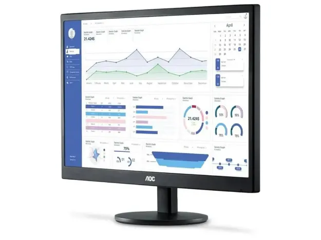 imagem de Monitor Aoc 18,5" Led Hd 60hz 5ms Hdmi Vga Widescreen Tn - E970swhnl