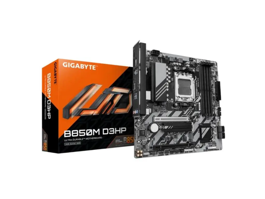 imagem de Placa Mãe Gigabyte Amd (Am5) Ddr5 Micro Atx - B850m D3hp 1.2