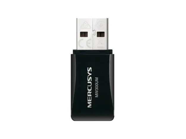 imagem de Mini Adaptador Mercusys Mw300um Wireless Usb N 300mbps - Mcs0007