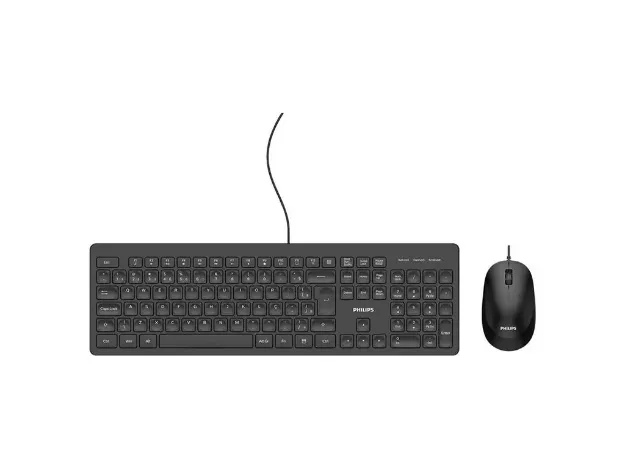 imagem de Kit Teclado e Mouse Philips com Fio Spt6208b - Spt6208b/Fg