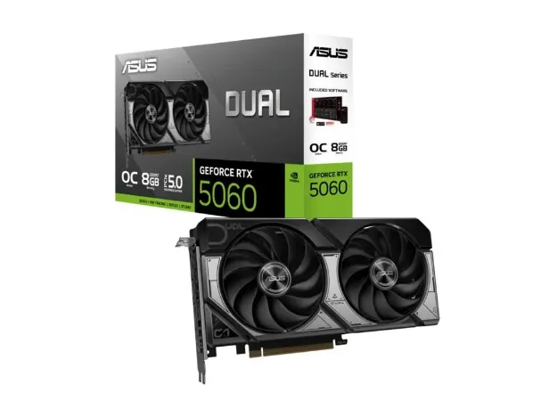 imagem de Placa de Video Asus Dual Geforce Rtx 5060 Oc 8gb Gddr7 128 Bits - Dual-Rtx5060-O8g