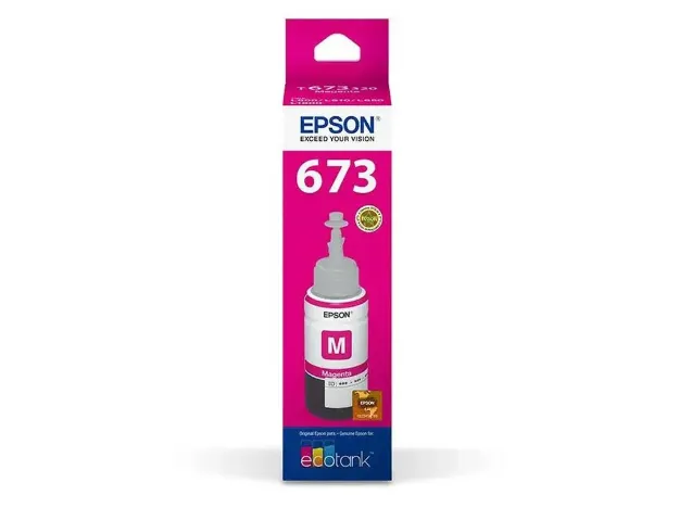 imagem de Garrafa de Tinta Epson 673 Magenta 70ml - T673320-Al