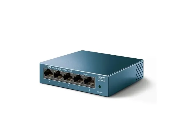 imagem de Switch Tp-Link Ls105g(Un) Gigabit de Mesa de 5 Portas 10/100/1000mbps - Tpn0213