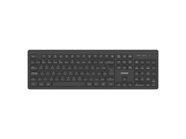 imagem de Teclado Philips sem Fio Abnt2 Spk6308b - Spk6308b/Fg
