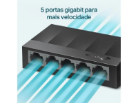 imagem de Switch de Mesa Tp-Link Ls1005g 5 Portas Gigabit 10/100/1000mbps - Mtp0019