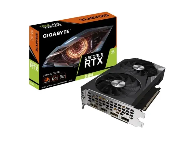 imagem de Placa de Video Gigabyte Geforce Rtx 3060 Gaming Oc 8gb Gddr6 - Gv-N3060gaming Oc-8gd