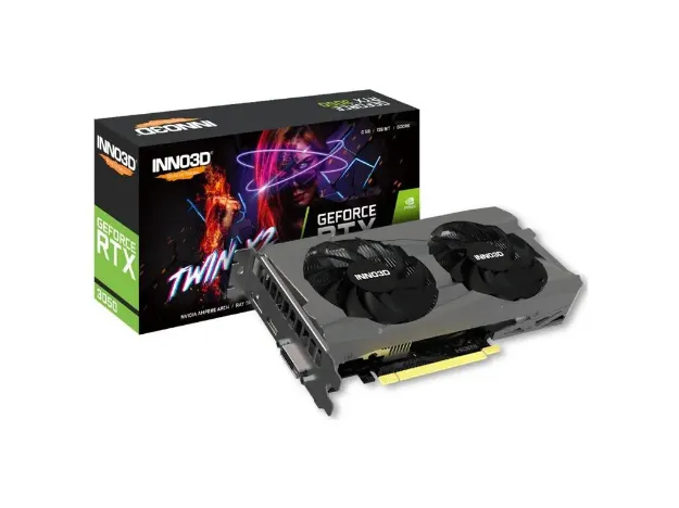 imagem de Placa de Video Inno3d Geforce Rtx 3050 Twin X2 V2 6gb Gddr6 96 Bits - N30502-06d6-1880va60
