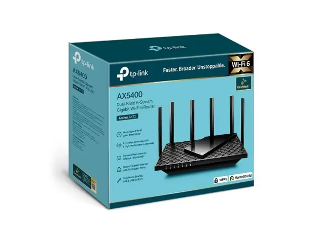 imagem de Roteador Tp-Link Archer Ax72 Ax5400 Wi-Fi 6 Gigabit Dual-Band - Tpn0314