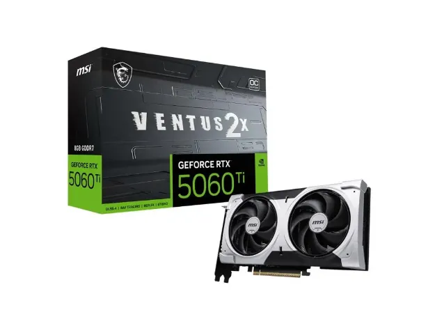 imagem de Placa de Video Msi Geforce Rtx 5060 Ti 8g Ventus 2x Oc Plus Gddr7 128 Bits - 912-V536-024