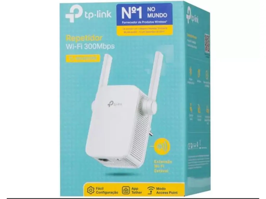 imagem de Repetidor Tp-Link Wireless Tl-Wa855re 300mbps com Botao Wps