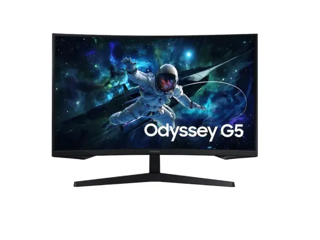 imagem de Monitor Samsung Gamer 32" Odyssey G5 Led/Va Qhd 165hz 1ms Hdmi Displayport Vesa - Ls32cg552elmzd