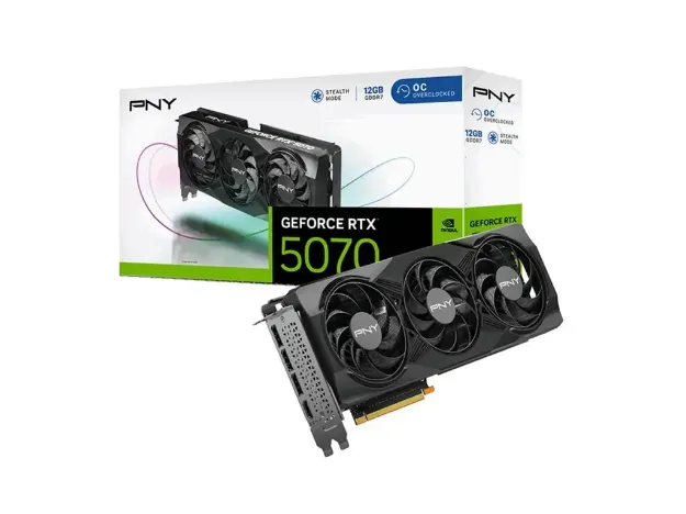 imagem de Placa de Video Pny Geforce Rtx 5070 Oc 12gb Gddr7 192 Bits - Vcg507012tfxpb1-O-Tf