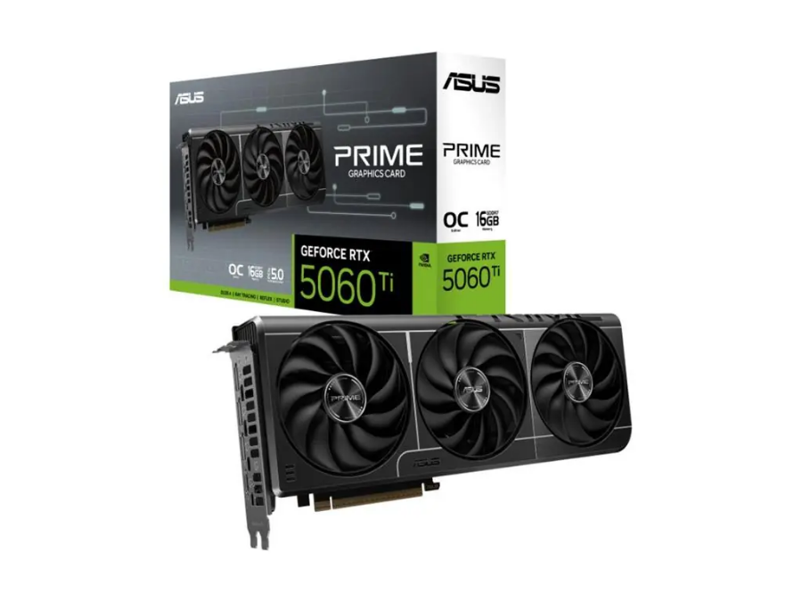 imagem de Placa de Video Asus Prime Geforce Rtx 5060 Ti Oc 16gb Gddr7 128 Bits - Prime-Rtx5060ti-O16g