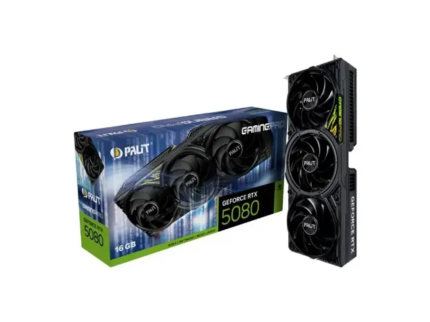 imagem de Placa de Video Palit Geforce Rtx 5080 Gaming Pro 16gb Gddr7 256 Bits - Ne75080019t2-Gb2031a