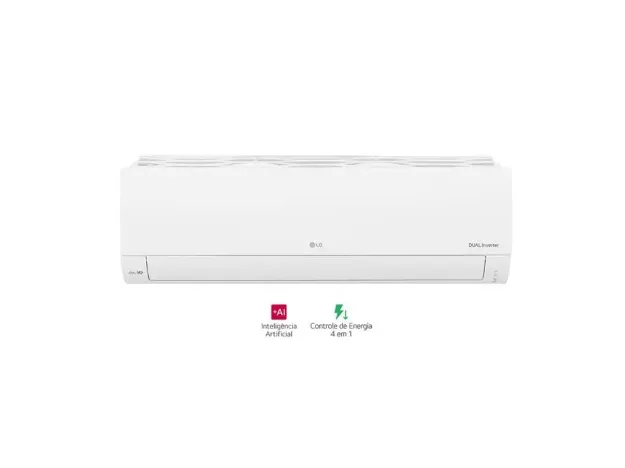 imagem de Ar Condicionado Split Lg Dual Inverter Compact +ai R-32 12.000 Btus Frio 220v - S3-Q12jaqal