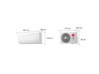imagem de Ar Condicionado Split Lg Ai Dual Inverter Voice Frio 12.000 Btu Branco 220v - S3-Q12ja31l