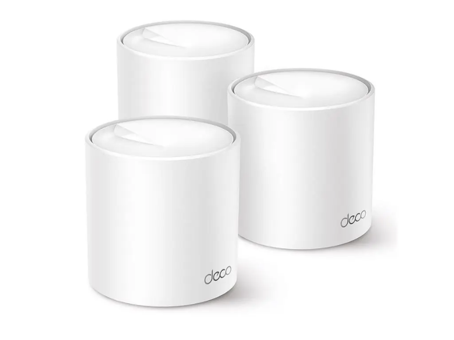 imagem de Kit 3 Roteadores Tp-Link Mesh Wi-Fi 6 Gigabit Dual Band Ax1500 Deco X10 - Mtp0043