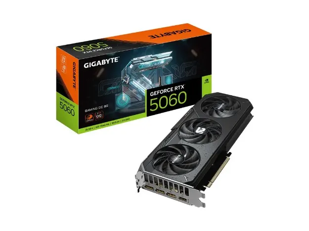 imagem de Placa de Video Gigabyte Geforce Rtx 5060 Gaming Oc 8gb Gddr7 128 Bits - Gv-N5060gaming Oc-8gd